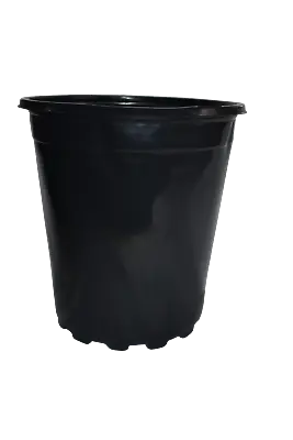 1.5 Gallon Black Plastic Nursery Pots (TRADE 2 GALLON) - SET Of 5  • $11.39