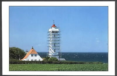 Lighthouse Helnaes Denmark. Modern Postcard (Eiland Verlag Germany # E876) • £3.50