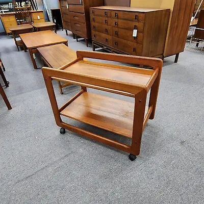 Mid Century Danish Tarm Stole OG Mobelfabrik Teak Bar Cart • $550