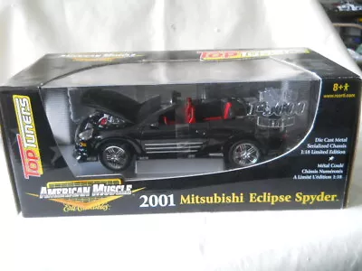 American Muscle ERTL 2001 Mitsubishi Eclipse Spyder Top Tuners 1:18 RARE • $140.77