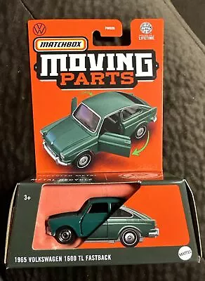 1965 Volkswagen 1600 TL Fastback * Green * 2024 Matchbox Moving Parts Case L • $4.99