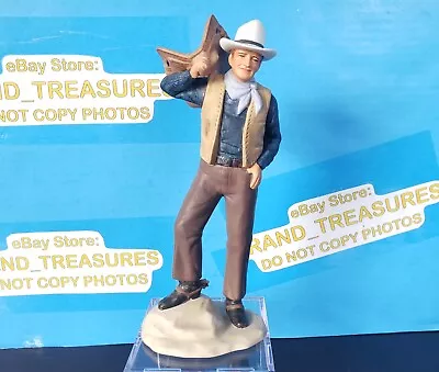 1985 AVON JOHN WAYNE 7  PORCELAIN STATUE Hollywood Images Dark Command Bob Seton • $17.95