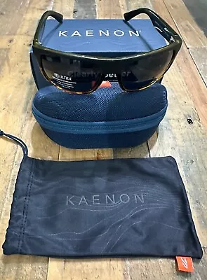 Kaenon Burnet Mid Matte Black/Tortoise Frame ULTRA G12 Polarized Sunglasses • $109.95