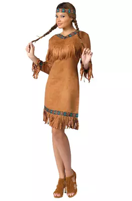 Native American Inspired Woman Indian Costume Fancy Dress • £28.99