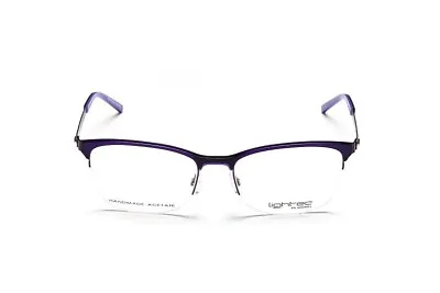 Lightec Morel 30035L PP20 Purple Eyeglasses Half-Rim Frame 54-18-140 Acetate • $171.60