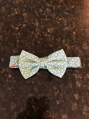 $29.99 • Buy Vineyard Vines Silk Boys Bow Tie, Lobster Bouys, Green, NWT