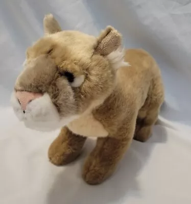 Adventure Planet Plush Heirloom Collection MOUNTAIN LION Cougar 12  Long  • $12