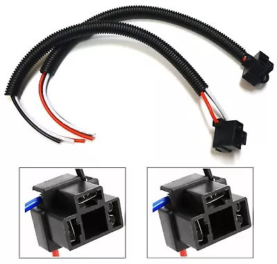 Extension Wire Pigtail Female P A 9003 H4 Two Harness Head Light Connector Plug • $11.40