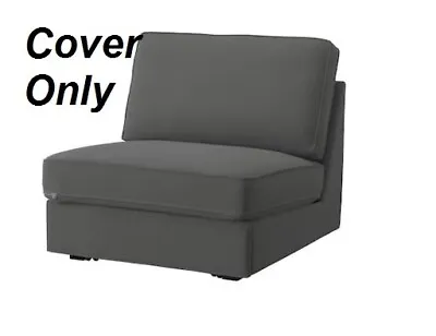 New Ikea KIVIK Cover For 1-seat Sofa-bed Tallmyra Medium Grey 805.578.96 • £139.99