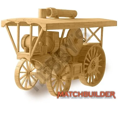 £23.68 • Buy Hobby's Matchbuilder C.1910 Steam Traction Engine Matchstick Model Kit -T48 Post