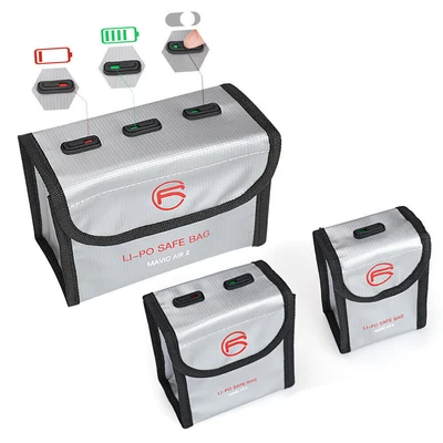 $17.18 • Buy For DJI Mavic Air 2 Drone Lipo Battery Safe Bag Storage Case Guard Protector