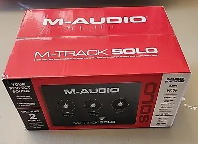 M-Audio M-Track Solo 2-Channel USB Audio Interface  • $40