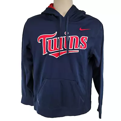 Nike Therma Fit Minnesota Twins Hoodie Mens Size S Blue • $26.95