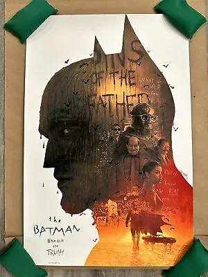 Gabz Domaradzki - The Batman - Robert Pattinson - Reg 24 X 36 Inches Ed Of 200 • $84.99