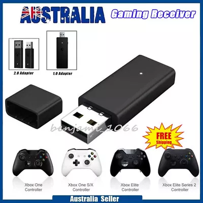 USB Wireless Gaming Receiver Adapter For X-Box One Controller PC Windows 7/8/10 • $22.69