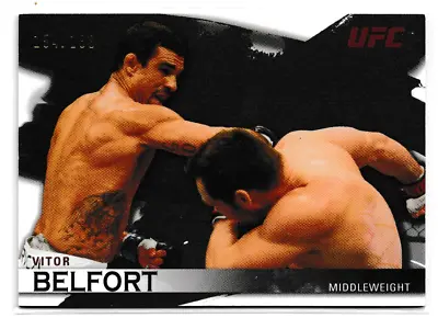 Vitor Belfort 2010 Topps UFC Knockout Silver Rookie Card # 34 055/188 & 154/188 • $3