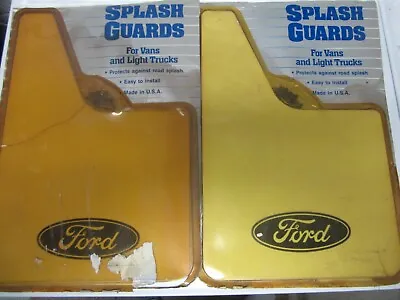 $119.99 • Buy 87-16 Ford E/F-Series Bronco White Mud Flap Splash Guard Set Of 4 E7TZ-16A550-B