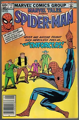 Marvel Tales 147  1st Enforcers  (rep Amazing Spider-Man #10)  FN Newsstand 1983 • $5.95