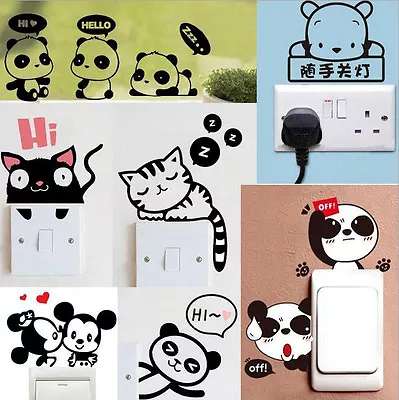 DIY Décor Removable Switch Sticker Vinyl Art Mural Decal Home Wall Window • $1.61