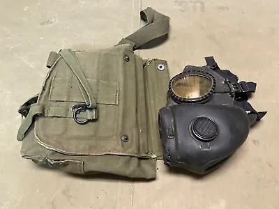 Vietnam War US ERA ARMY M17 Gas Mask Set & Carry Case-Dated 1962 • $95.99