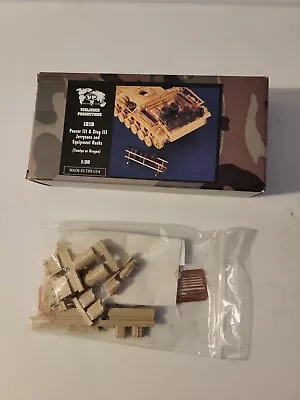 Verlinden 1/35 Jerrycans Containers & Equipment W/Racks Panzer / StuG III 1219 • $25