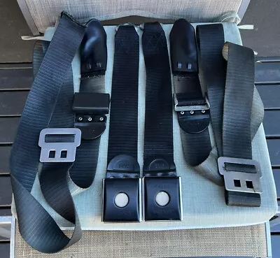 RARE MAZDA ROTARY 1970's RX2-RX3 COUPE-SEDAN GENUINE STAR SEAT-BELTS BUCKLES!! • $199.99