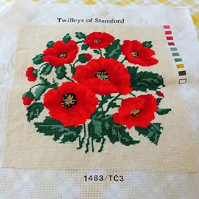 Tapestry Canvas Complete Poppies And Turkish Tile  • £20