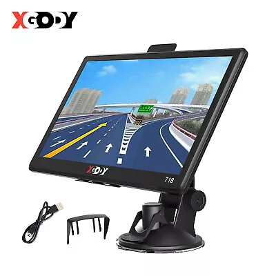 XGODY UK & Europe Map 2024 Car Truck GPS Navigation HGV LGV Lorry Sat Nav 7 Inch • £52.99