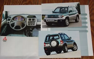 1999 Mitsubishi Pajero Pinin Press Kit Photos PR Brochure N Galant • $6.49