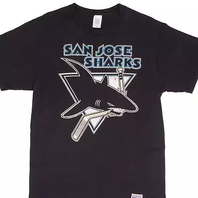 Vintage Nhl San Jose Sharks Tee Shirt 1990s Size Large Made In Usa • $65