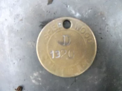 £4 • Buy Genuine Pit Check  Sherwood Colliery