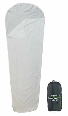 £10.50 • Buy Yellowstone Single Adult Mummy Sleeping Bag Liner Cover In Carry Bag SB011