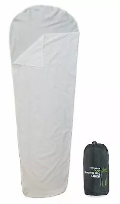 Yellowstone Single Adult Mummy Sleeping Bag Liner Cover In Carry Bag SB011 • £7.50