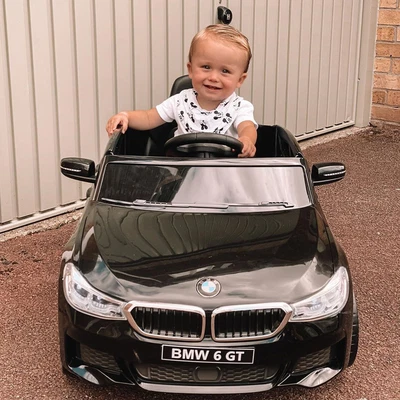 £139.99 • Buy HOMCOM Kids Electric Ride On Car 6V Licensed BMW 6GT W/ Remote-Black