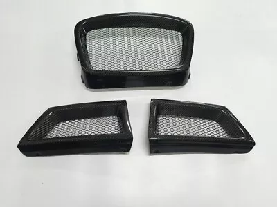 Carbon Fiber Front Grill Grille Set For 2006-2007 Subaru Impreza WRX STi • $134.99