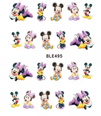 Minnie Mouse Nail Art (water Decals) Disney Nail Art Decals • $2.99