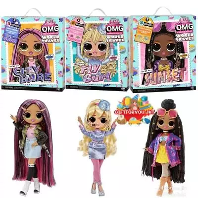 LOL Surprise Dolls OMG World Travel Fashion Dolls Playset With 15 Surprises • £15.79