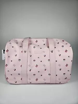 Disney Bioworld Minnie Mouse Pink Duffel Bag W/ Rollers • $179.99