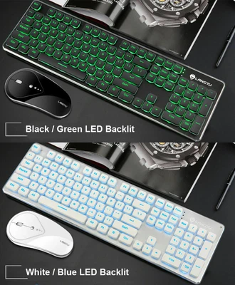 $55.99 • Buy AU Wireless Gaming Keyboard And Mouse Set Backlit Rechargeable For PC/Laptop/Mac
