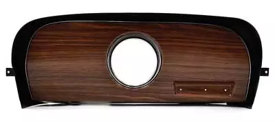 1969-70 Mustang; Dash Panel Bezel; Deluxe Walnut Woodgrain; For Optional Clock • $413.34