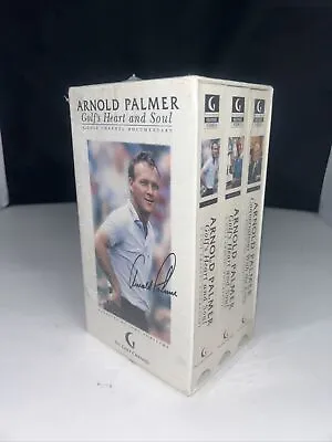 Arnold Palmer: Golfs Heart And Soul VHS 1999 3-Tape Golf Channel Box Set New! • $14.99