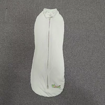 $14.97 • Buy Woombie Baby Swaddle Big Baby 3-6 Month 14-19 Lb Green Zip Original Style
