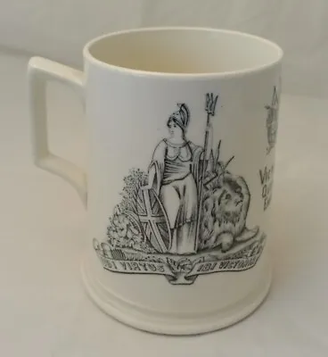 Queen Victoria 1887 Golden Jubilee Commemorative Mug  Very Good Condition • £22