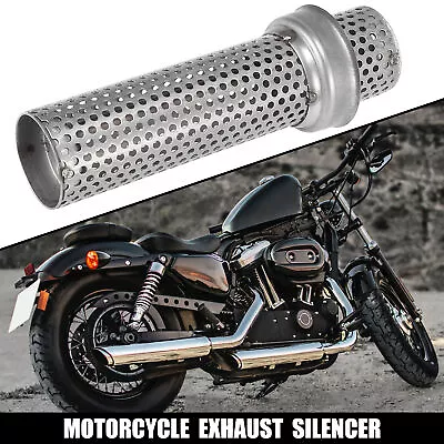 51mm Universal Motorcycle Exhaust Silencer Exhaust Insert Muffler Pipe Baffle • $22.99