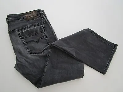 Mens 36x32 Diesel Safado 0RZ40 Stretch Regular Slim Straight Gray Jeans • $66