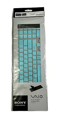 $14.99 • Buy Sony Vaio VGP-KBV15 Keyboard Skin L Series Vaio Tap 20 Blue New