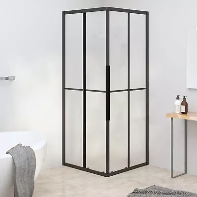 Shower Cabin Frosted  80x80x180  Black U2Q6 • £567.71