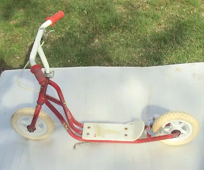 Vintage 1980'S Red Variflex Mini Strada Freestyle Scooter • $73.99