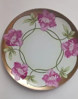 Royal Insbruck 7  Hand Painted Flower Plate M & Z Austria Signed • $14.95
