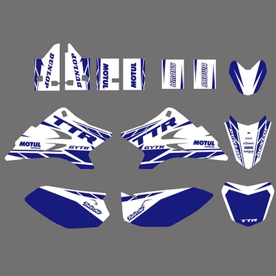 $35.99 • Buy Team Graphics Decals Stickers Kit For Yamaha TTR50 2006-2013 Ttr 50